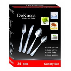 Set tacamuri 6 persoane inox - Dekassa 3910 foto