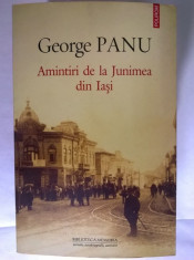 George Panu - Amintiri de la Junimea din Iasi foto