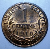 F.420 FRANTA 1 CENTIME 1919 XF/AUNC