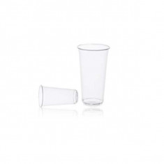 Pahare din plastic transparente 250ml foto