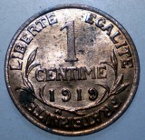 F.414 FRANTA 1 CENTIME 1919 XF/AUNC