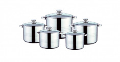 Set oale inox 10 piese Stockpots foto