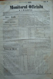 Cumpara ieftin Principatele Unite , Monitorul oficial al Moldovei , Iasi , nr. 336 , 1861