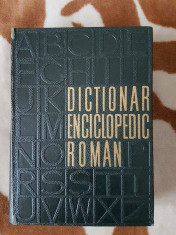 DICTIONAR ENCICLOPEDIC ROMAN (4 VOL) foto