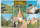 Bnk cp castelul Bran - Vedere - necirculata - marca fixa, Printata, Brasov