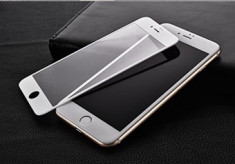 Folie protectie sticla securizata Full Cover ecran Apple iPhone 6G / 6S WHITE foto