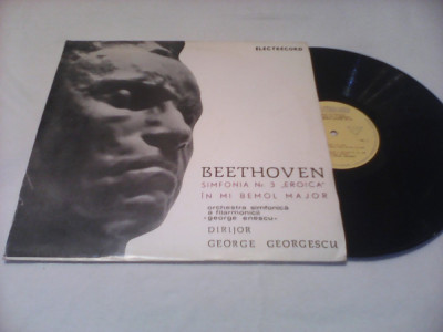 DISC VINIL LP BEETHOVEN SIMFONIA NR.3 EROICA IN MI BEMOL MAJOR 1968 VINIL EX foto