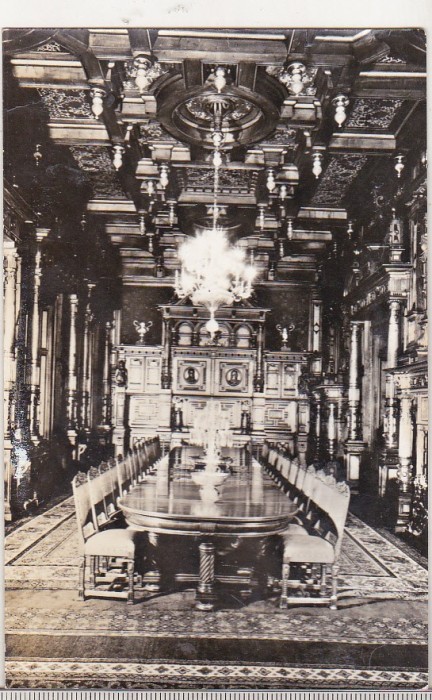 bnk cp Sinaia - Muzeul Peles - Sufrageria - necirculata
