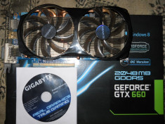 Placa video GIGABYTE GeForce GTX 660 OC WindForce 2x 2GB DDR5 192-bit foto