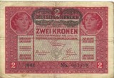 Bnk bn Austria 2 coroane 1917 vf