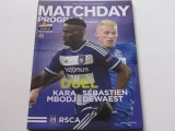 Program meci fotbal ANDERLECHT - GENK 03.04.2016 (contine si poster)