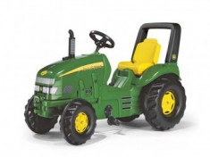 Tractor Cu Pedale 3-10 ani Rolly Toys Verde foto