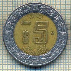 10853 MONEDA- MEXIC - 5 PESOS -anul 2006 -STAREA CARE SE VEDE