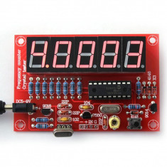 Frecventmetru digital ( masoara si quartz ) 1Hz-50MHz (kit sau montat) !