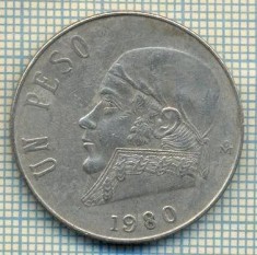 10865 MONEDA- MEXIC - 1 PESO -anul 1980 -STAREA CARE SE VEDE