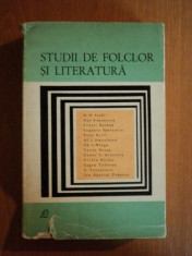 STUDII DE FOLCLOR SI LITERATURA , 1967 foto