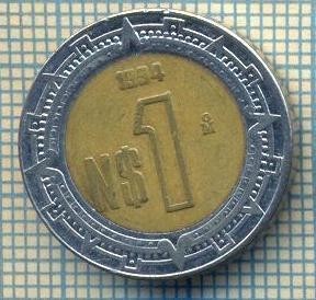 10834 MONEDA- MEXIC -1 NUEVO PESO -anul 1994 -STAREA CARE SE VEDE