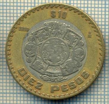 10868 MONEDA- MEXIC - 10 PESOS -anul 1998 -STAREA CARE SE VEDE foto