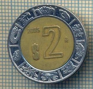 10887 MONEDA- MEXIC - 2 PESOS -anul 2005 -STAREA CARE SE VEDE