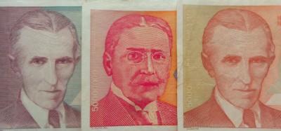Lot/Set 3 Bancnote Diferite YUGOSLAVIA 1993 * Cod bancnota 469 foto