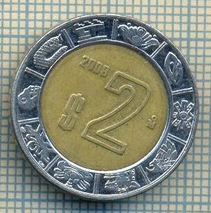 10885 MONEDA- MEXIC - 2 PESOS -anul 2008 -STAREA CARE SE VEDE foto