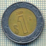 10844 MONEDA- MEXIC -1 PESO -anul 2001 -STAREA CARE SE VEDE, Europa