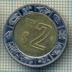 10881 MONEDA- MEXIC - 2 PESOS -anul 2009 -STAREA CARE SE VEDE