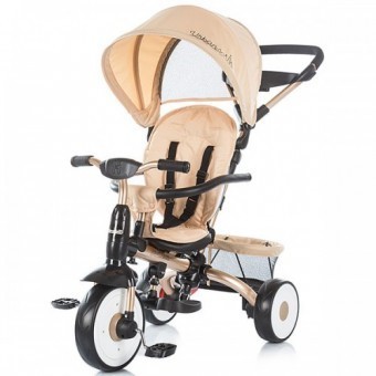 Tricicleta copii 1-5 Ani Chipolino Urban Beige foto mare Tricicleta copii 1-5 Ani Chipolino Urban Beige foto mare