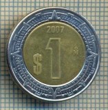 10849 MONEDA- MEXIC - 1 PESO -anul 2007 -STAREA CARE SE VEDE