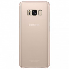 Husa plastic Samsung Galaxy S8+ G955 Clear Cover EF-QG955CP Roz Blister Originala foto