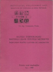 AMS* - Constantin Preda - BAZELE TEHNOLOGIEI MATERIALELOR TEXTILE NETESUTE