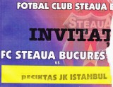 Invitatie meci fotbal STEAUA Bucuresti - BESIKTAS (Europa League 25.11.2004)