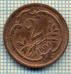 10814 MONEDA- AUSTRIA - 2 HELLER -anul 1894 -STAREA CARE SE VEDE