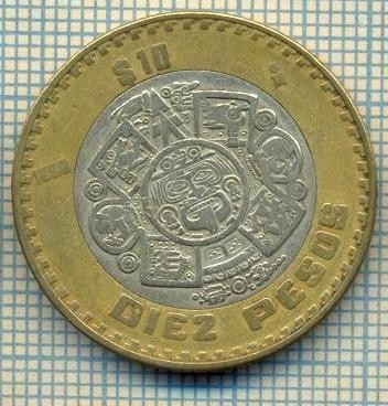 10869 MONEDA- MEXIC - 10 PESOS -anul 1998 -STAREA CARE SE VEDE foto