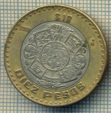 10873 MONEDA- MEXIC - 10 PESOS -anul 2002 -STAREA CARE SE VEDE foto