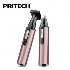 Trimmer pentru nas, urechi si barba reincarcabil - PRITECH foto