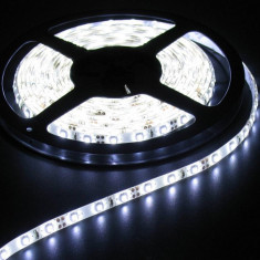 Banda LED pentru interior IP 20, consum 4W/m, lungime 5 M, lumina alba, Activejet foto