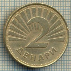 10952 MONEDA- MACEDONIA - 2 DENARI -anul 1993 -STAREA CARE SE VEDE