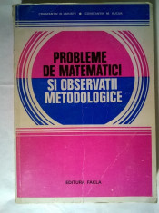 C. N. Udriste, C. M. Bucur - Probleme de matematici si observatii metodologice foto