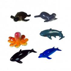 Jucarie Set animale marine din lumea oceanului foto