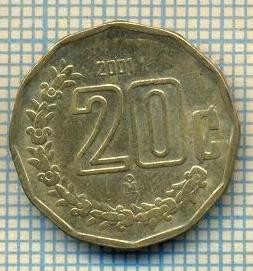 10918 MONEDA- MEXIC - 20 CENTAVOS -anul 2001 -STAREA CARE SE VEDE foto