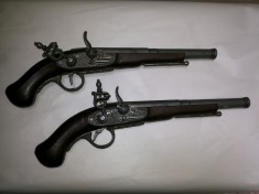 Pistol,pistoale,vechi,flinte,englezesti,pentru panoplie foto