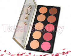 Trusa Blush &amp;amp; Pudra fata 10 culori - Face Contour Palette foto