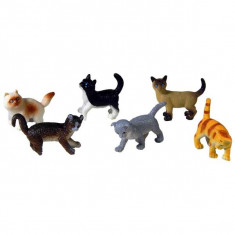 Jucarie Set pisici de rasa animale de companie foto