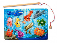 Joc De Pescuit Magnetic Animale Marine Melissa And Doug foto