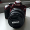 Aparat foto Nikon D3200 rosu + obiectiv AF-S DX NIKKOR 18-55mm f/3.5-5.6G VR II