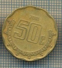 10904 MONEDA- MEXIC - 50 CENTAVOS -anul 2001 -STAREA CARE SE VEDE