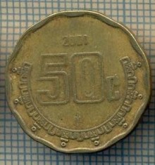 10902 MONEDA- MEXIC - 50 CENTAVOS -anul 2001 -STAREA CARE SE VEDE