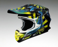 MXE Casca Motocross Shoei VFX-W Grant 2 TC-3 galben/albastru Cod Produs: 1406906SAU foto