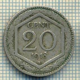 10944 MONEDA- ITALIA - 20 CENTESIMI -anul 1918R -STAREA CARE SE VEDE foto